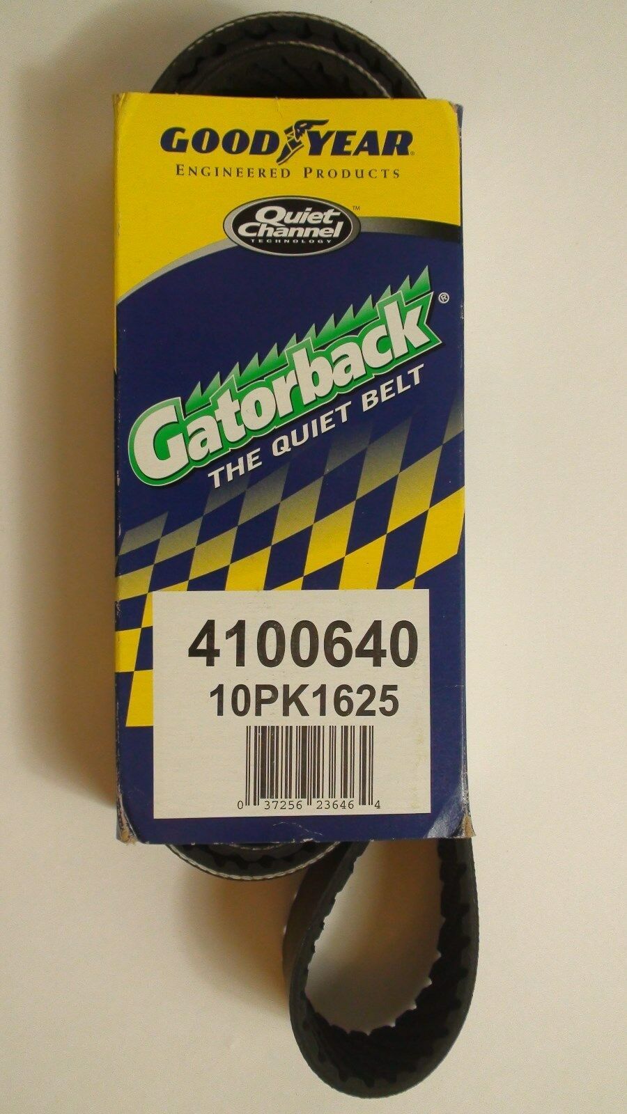 Goodyear 4100640 10PK1625 Gatorback PolyV Belts with Quiet Channel