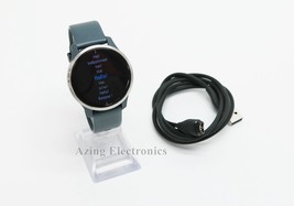 Garmin Venu GPS Running Watch - Granite Blue with Stainless Steel Bezel image 1