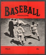 Baseball Magazine 3/1938-1st red cover-Grover Alexander-HOF-MLB-pix-info-FN - $122.22