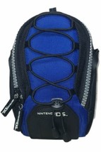 Nintendo DS Carrying Case Black and Blue Mini Backpack