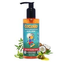 Natural Neem & Aloe Vera Kids Face & Body Wash, Citrus Fragrance, Hydrates 200ml - $42.79