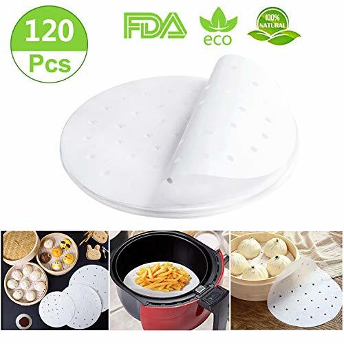 Air Fryer Liners, 9 inch Bamboo Steamer Liners, Premium