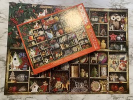 Eurographics Jigsaw Puzzle 1000 Pieces CHRISTMAS ORNAMENTS Complete - $11.19