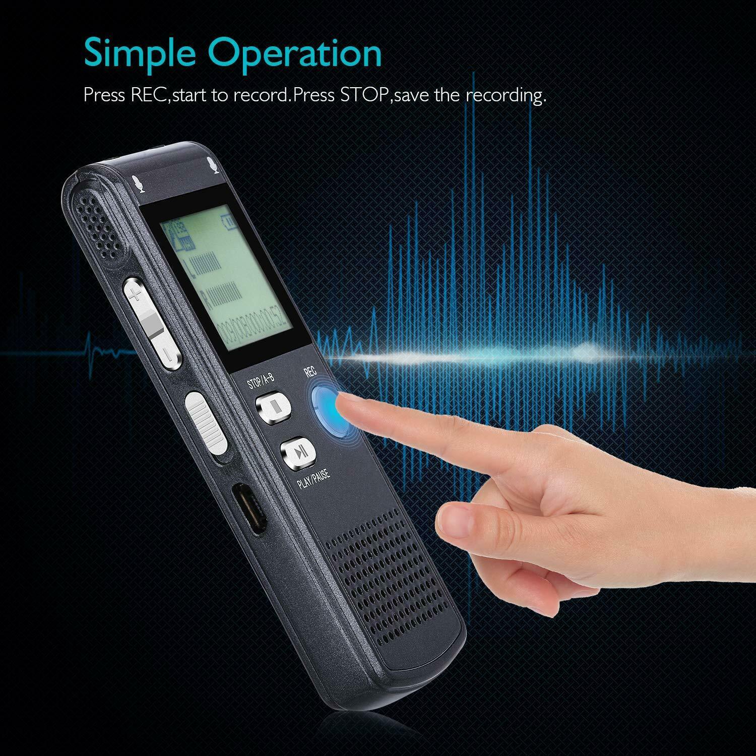 BODYA 8 GB EVP Voice Recorder - Digitales Diktiergerät Für Ghost Hunting