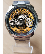 Biker California Racers Art Motorcycle Unique Wrist Watch Sporty - $35.00
