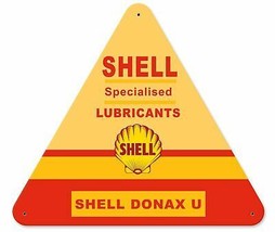 Shell Specialized Lubricants Plasma Cut Metal Sign - $34.95