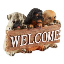Accent Plus Cute Puppies Welcome Plaque - $38.82