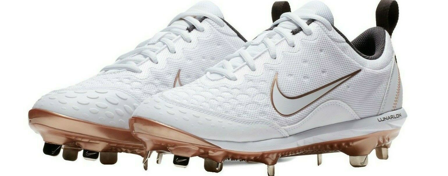 gold nike softball cleats