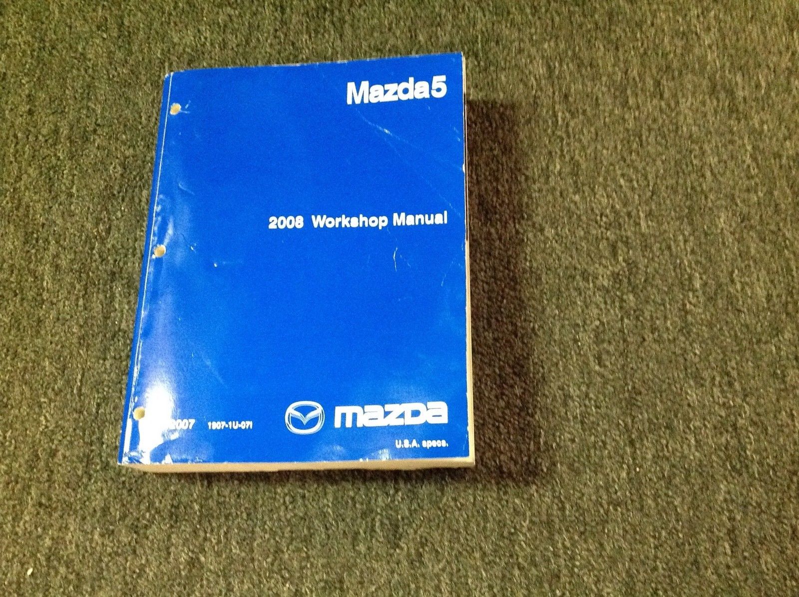 2008 mazda 2 service manual number