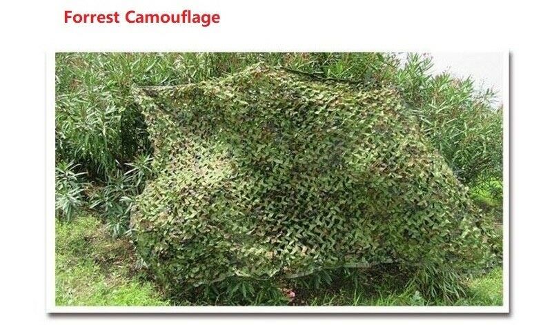 Camouflage Netting Filet NET Trap Camping Sun Shield Hunting Shelter ...