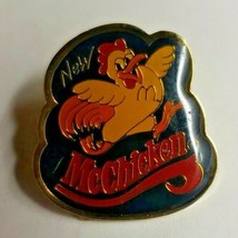 1992 McDonald&#39;s &quot;New McChicken&quot; 1&quot;x 1&quot; Lapel Pinback Button T2-4 - $18.99