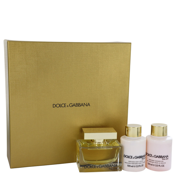 Dolce & Gabbana The One 2.5 Oz EDP + Body lotion + Shower Gel 3 Pcs ...