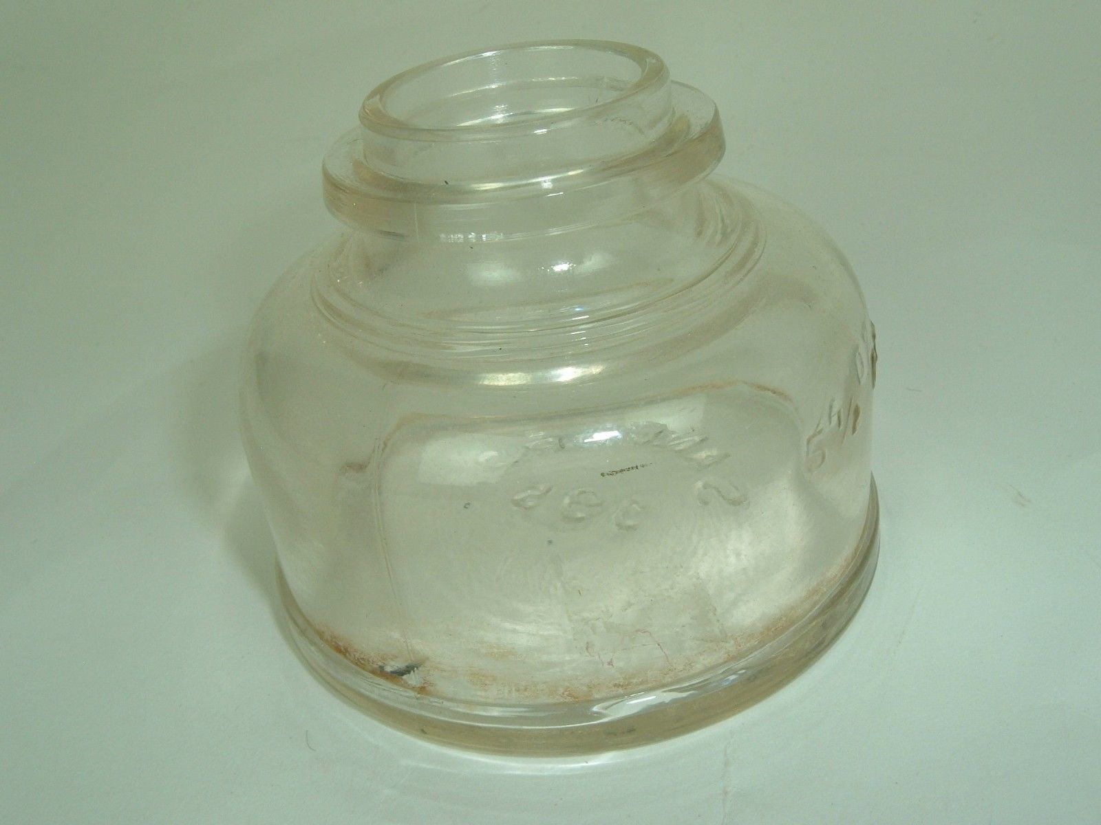 Vtg Sanford Clear Glass Ink Well Bottle 5 12 Oz 395 Antique