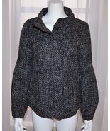 CLOCKHOUSE Gray Black Wool Blend Short Coat Basic Jacket sz X-Small XS - $24.99