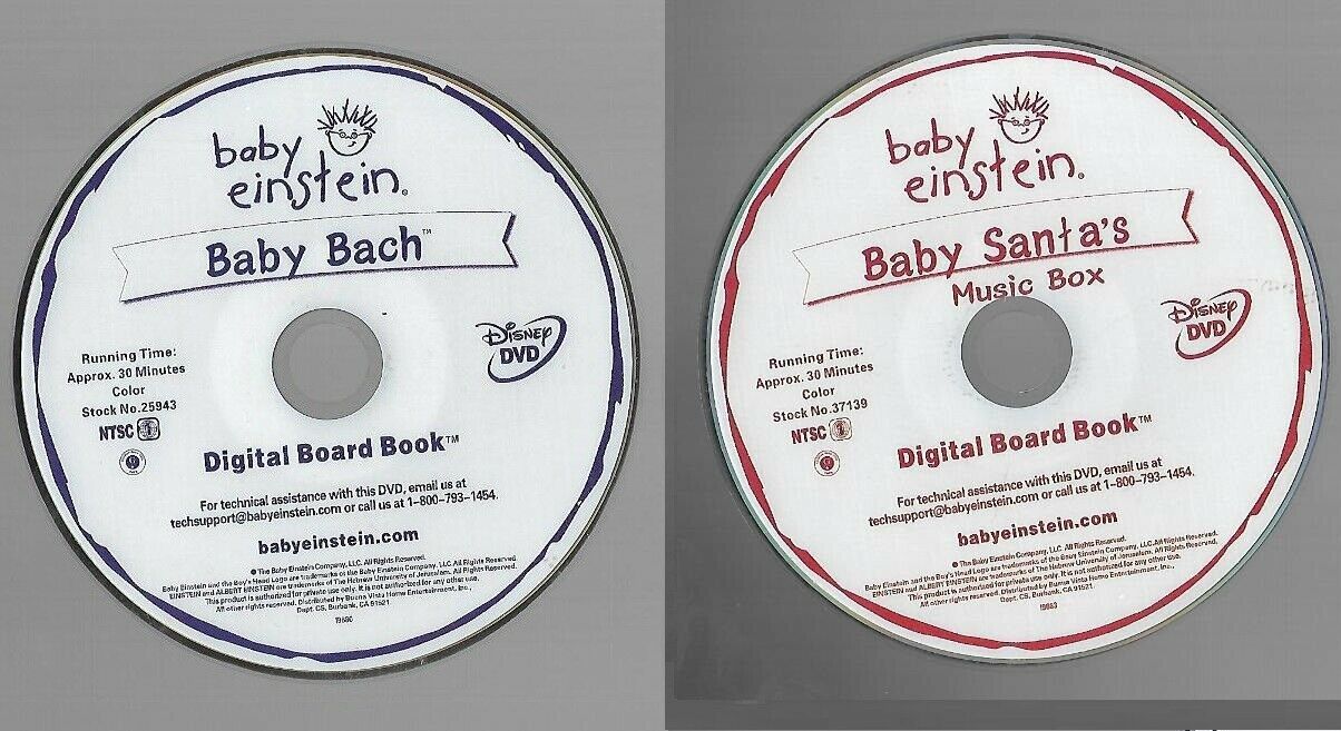 Baby Einstein Digital Board Book DVD Collection of Lot of 22 Discs