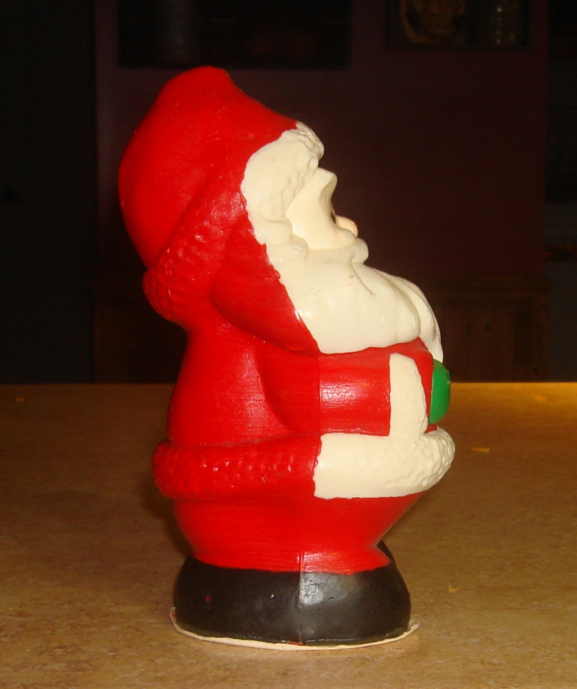 Vintage Large Gurley Santa Clause Christmas Candle Candles, Candle