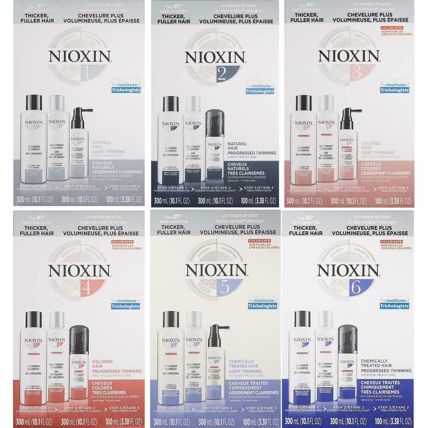 NIOXIN System Starter Kit  Or Full Size Kit Choose from 1, 2, 3, 4, 5, 6