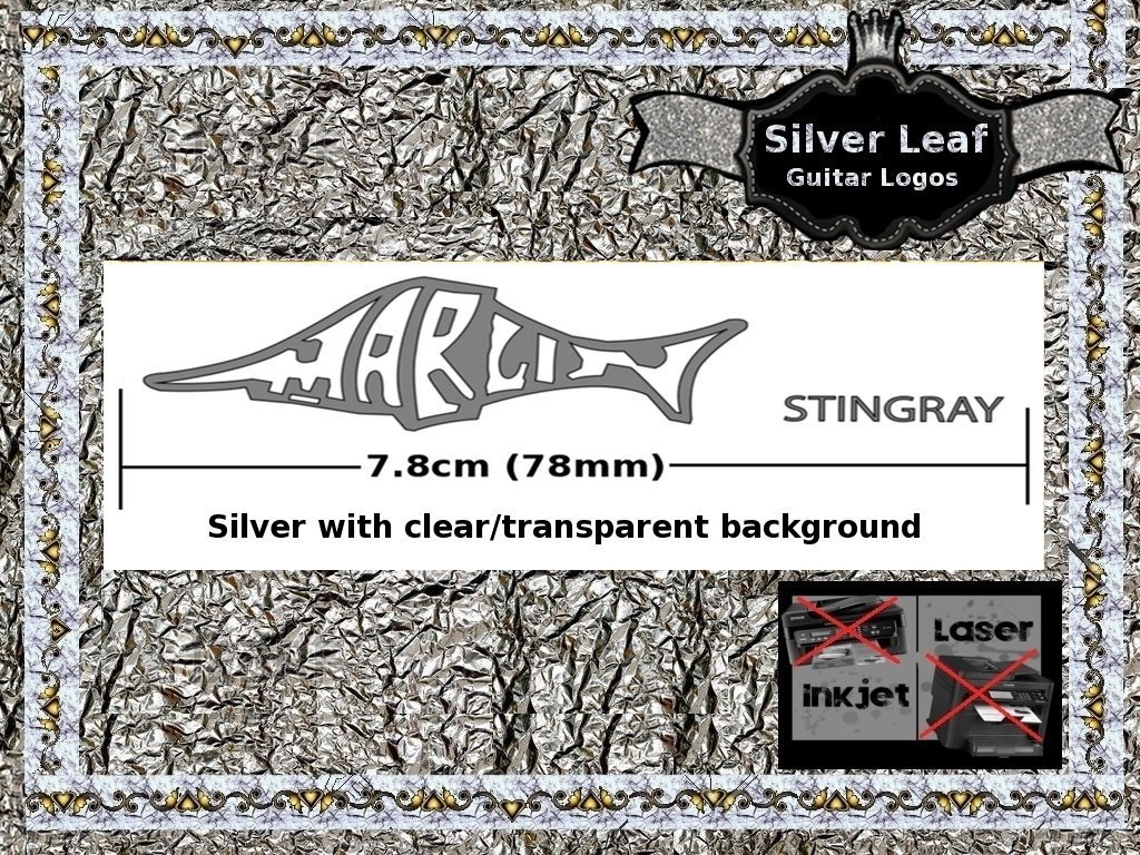 Martin Guitar Decal Inlay Headstock Sticker Waterslide Logo 94s