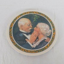 Norman Rockwell Collector Plate Knowles “Golden Christmas&quot; 1976 Limited ... - $9.75