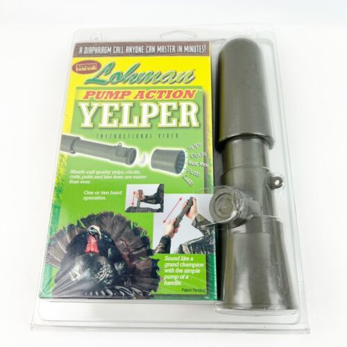 NEW Vintage Lohman Yelper Turkey Caller Pump Action Instruction VHS ...