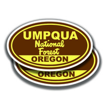 Umpqua National Forest Decal 2 Stickers Oregon Bogo Car Window - $3.95+