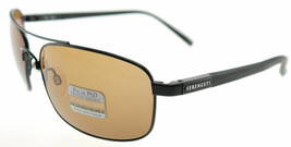 Serengeti Palladio Satin Black Polarized Phd Drivers Sunglasses 7566 - $224.42