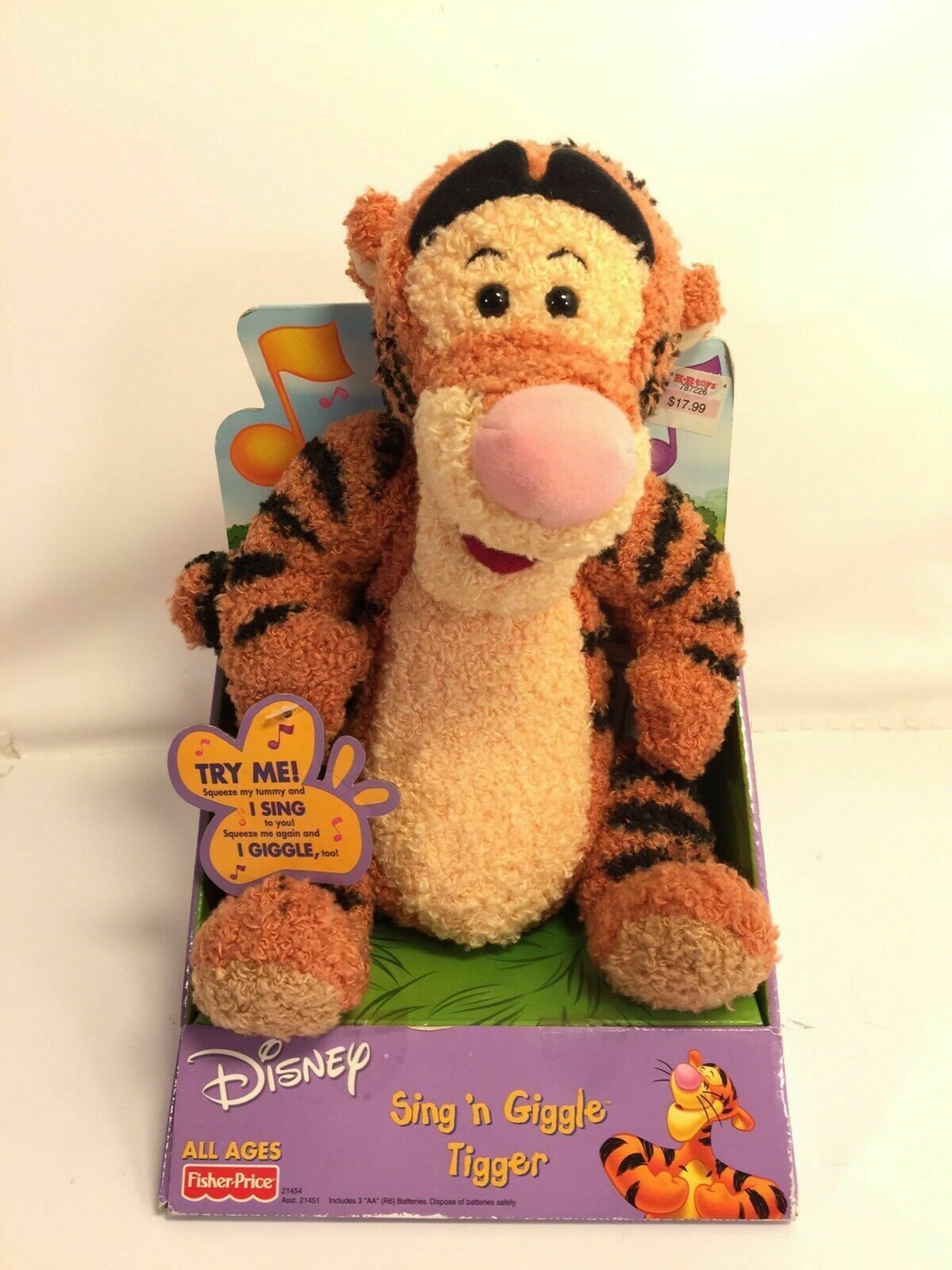 singing tigger toy