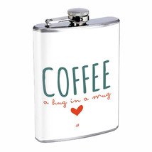 My Girlfriend Em1 Flask 8oz Stainless Steel Hip Drinking Whiskey