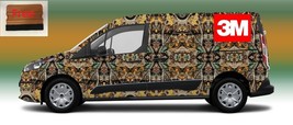 4 Rolls 58" x 15 " Camouflage Vinyl  Decal Truck Tree Print Pickup Truck Camo 3M - $43.00