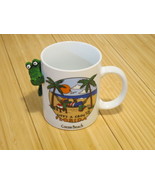Life&#39;s a Croc alligator 3D coffee cup mug 1993 Florida Vintage 8 ounce - $14.89