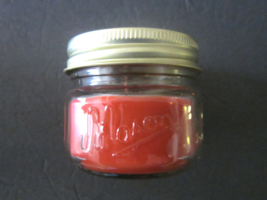 Mason Glass Jar 3oz Luminessence Pumpkin Pie Scent Candle 3&quot;x2&quot; 16 Teali... - $8.90