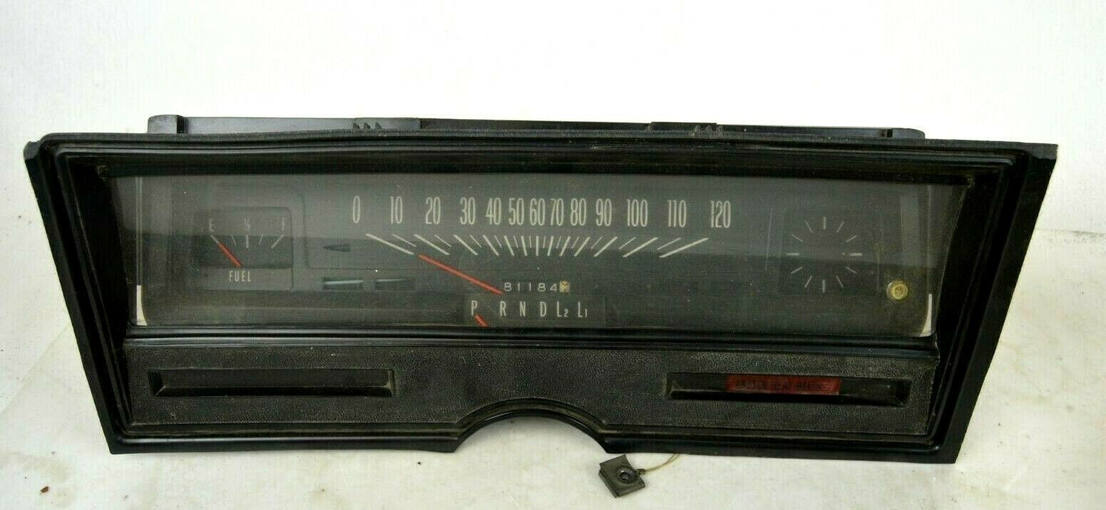 6972 19691972 CHEVY Nova Instrument cluster Speedometer OEM