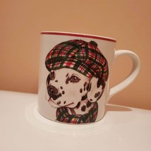 Williams Sonoma Mug, Dalmatian Spotted Dog with Winter Hat Scarf image 2