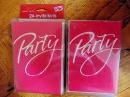2 Packs 24 Each American Greeting Party Invitations Birthday Graduation-... - $14.84