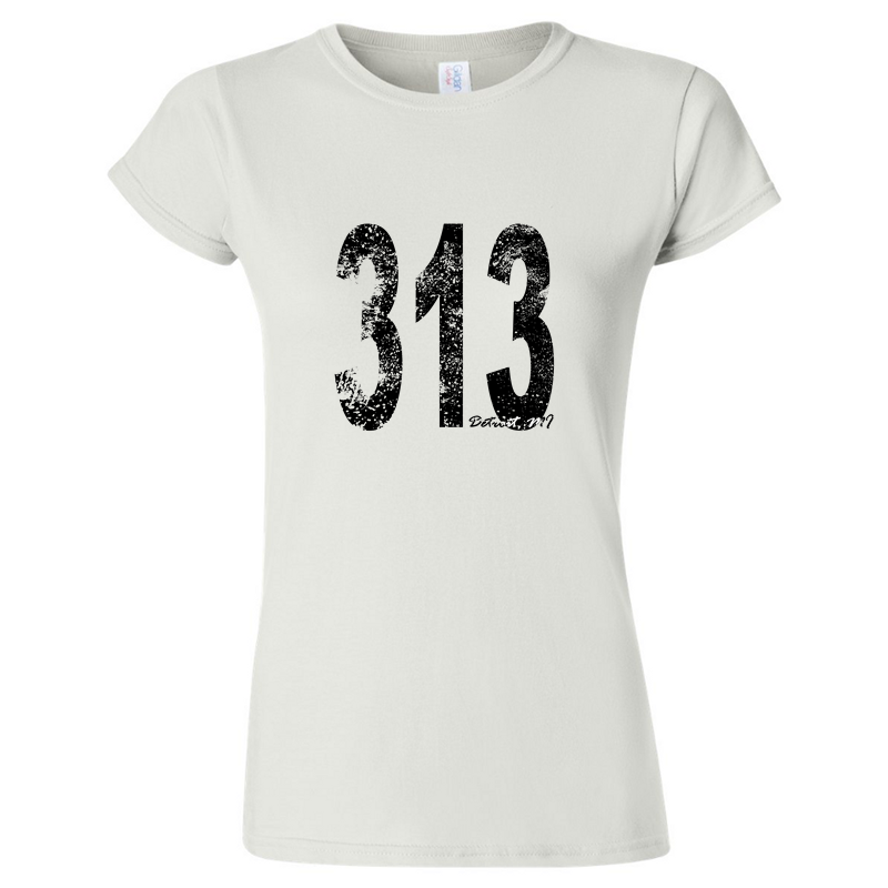 Vintage Detroit Area Code 313 T-Shirt - T-Shirts, Tank Tops