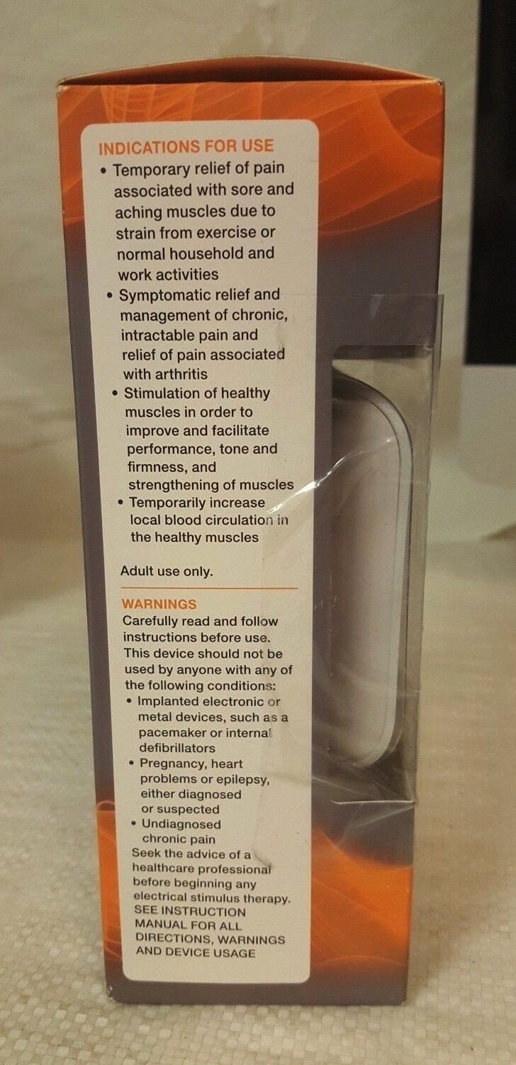 BRAND NEW WALGREENS ELECTRONIC TENS THERAPY HEAT PAIN RELIEF 788465