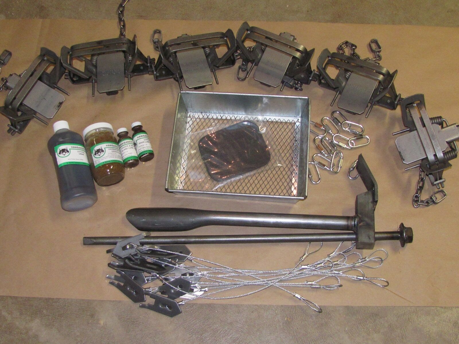 Coyote Trapping Package 12 Bridger 3 dogless offset Fox Coyote Raccoon