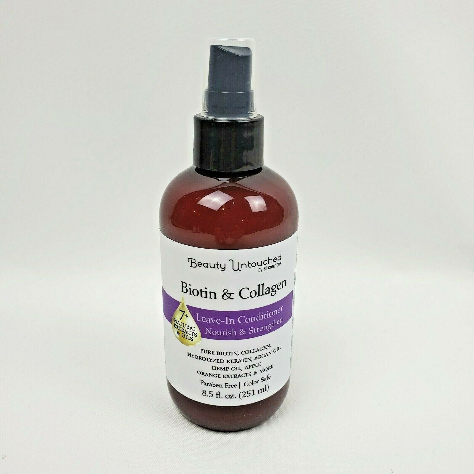 Primary image for Beauty Untouched SJ Creations Biotin & Collagen Leave-In Conditioner 8.5oz