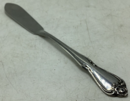 Oneida ABOR ROSE Stainless TRUE ROSE Master Butter Knife 6 3/4" 1881 Rogers  - $7.69