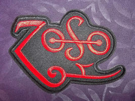 Led Zeppelin 4/" Embroidered LOGO Iron On Patch Plant Paige Hard Rock