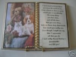 Grandmother BIRTHDAY/MOTHER'S Day GIFT/ Dog / Cat /BEAR - $13.50
