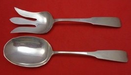 Moulton By Old Newbury Crafters Sterling Silver Salad Serving Set 2pc Long - $673.55