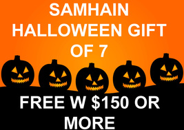 FREE W $150 SAMHAIN HALLOWEEN MYSTERY GIFT OF 7 WORTH $300 MAGICK CASSIA4 - Freebie