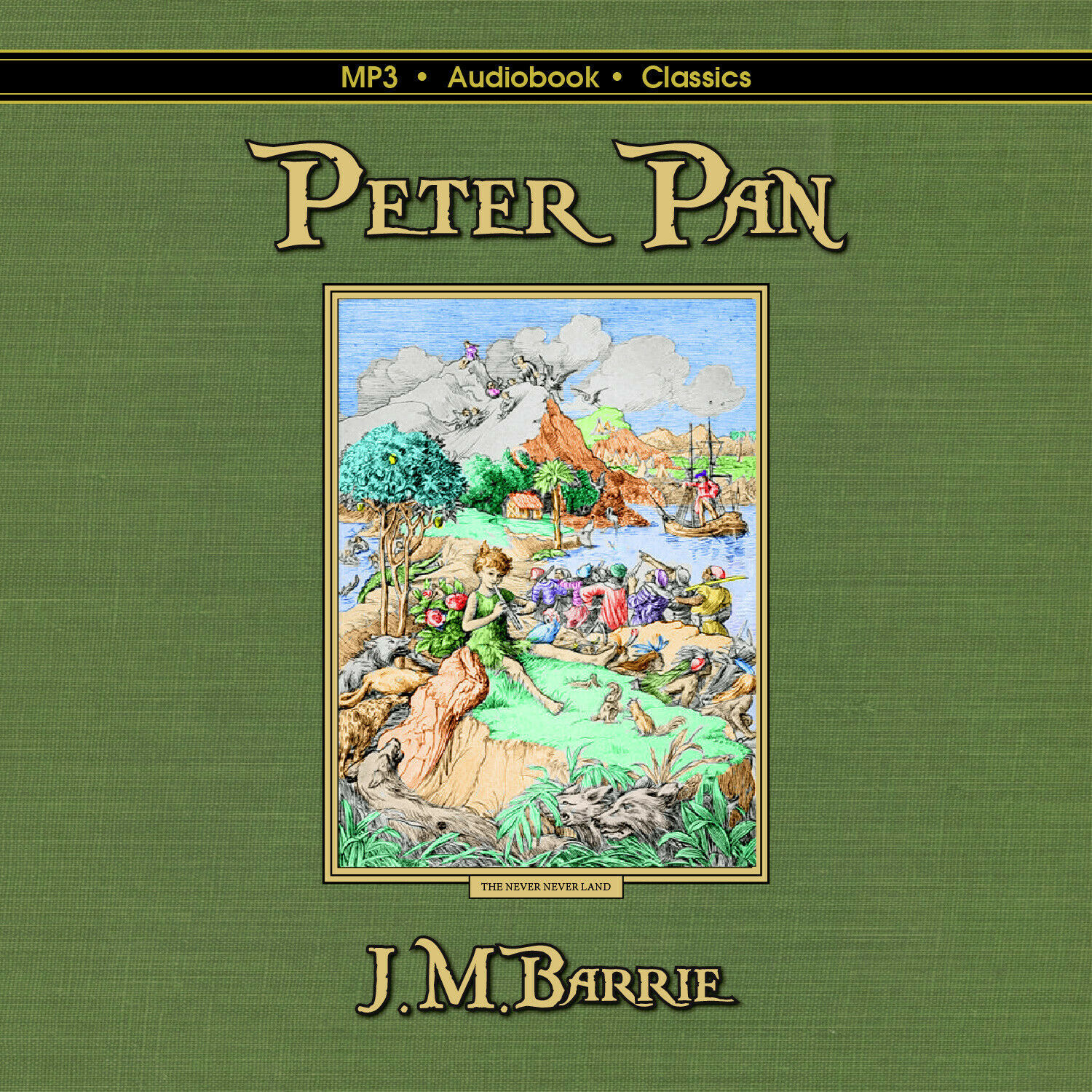 Peter Pan - Unabridged MP3 CD Audiobook in CD jacket