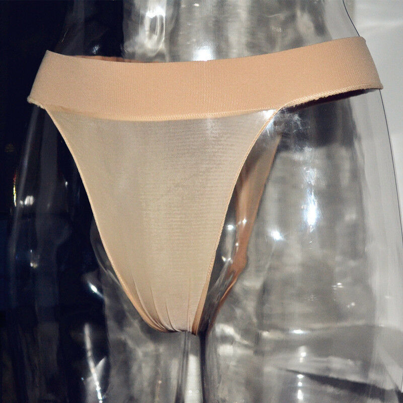 Seamless 8D Ultra shiny Underwear  T-back Knicker Sheer Pantyhose Unisex Pants