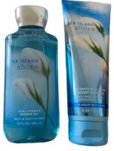 Bath &amp; Body Works SEA ISLAND SHORE Body Cream &amp; Shower Gel NEW - $18.95