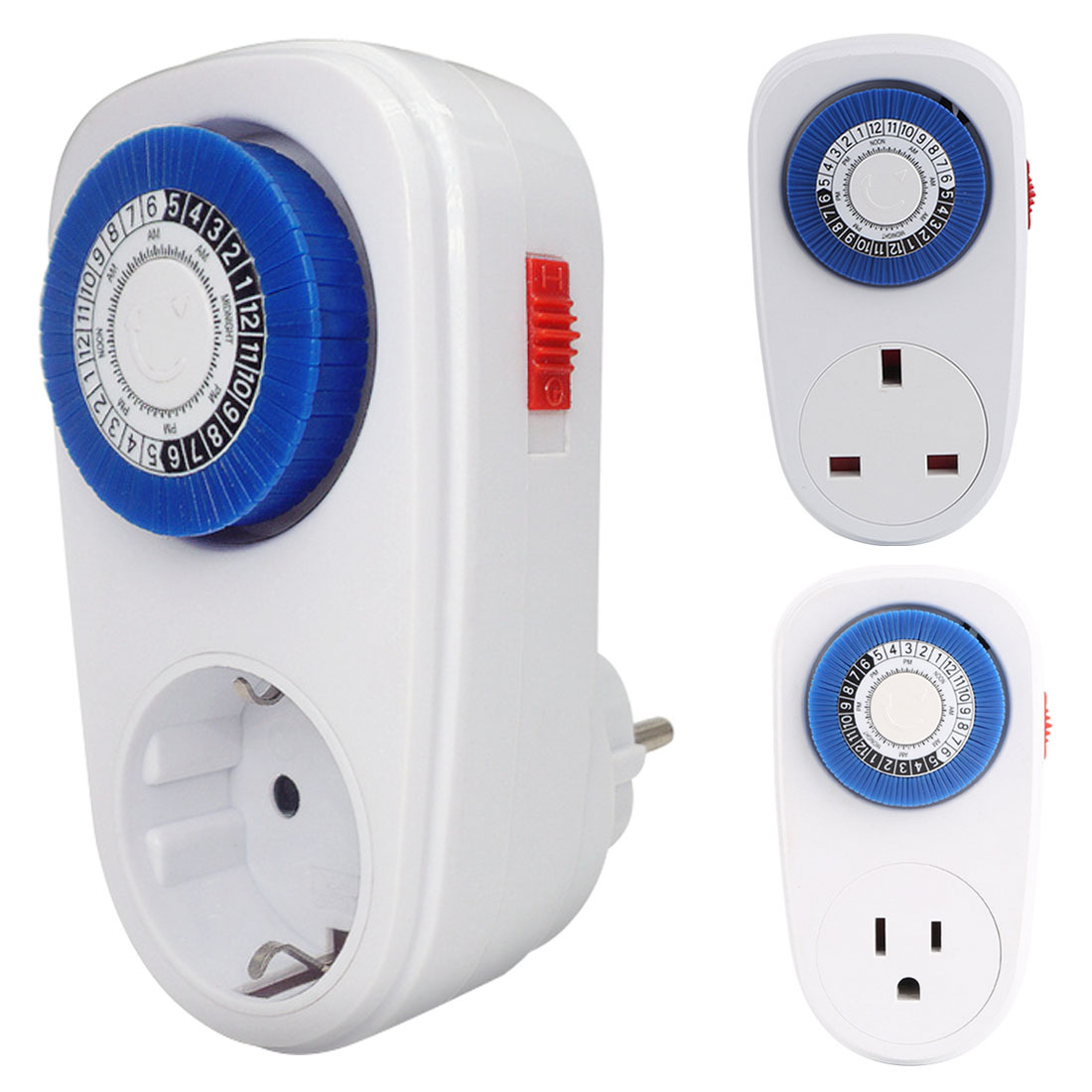 24 Hours Programmable Mechanical Mini Timer Switch Smart Countdown Switch Socket Calligraphy Tools