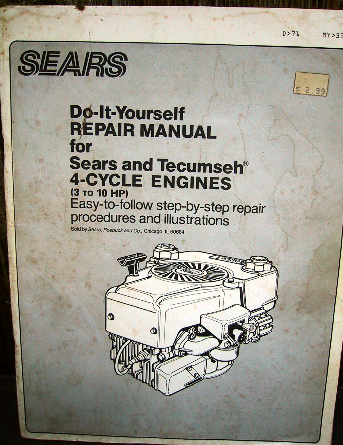 free tecumseh small engine repair manual