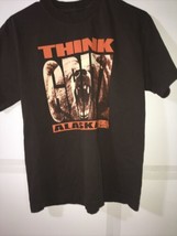 Alaska Think Grizz Size Youth XL T Shirt Brown 100% Cotton Animal Planet - $7.99