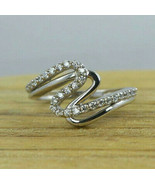  14k White Gold Finish 0.40 Ct Round Cut Diamond Wedding Engagement Ring... - $93.99